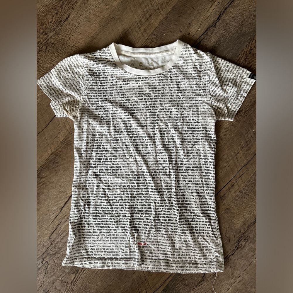 Iron Fist text print T-shirt